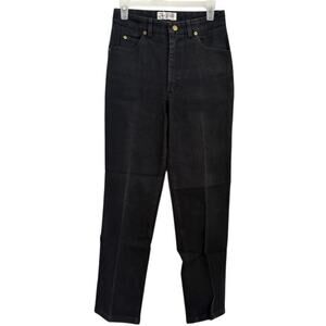 NWOT ST. JOHN Signature Jeans Vintage Black Straight Leg Jean Size 6